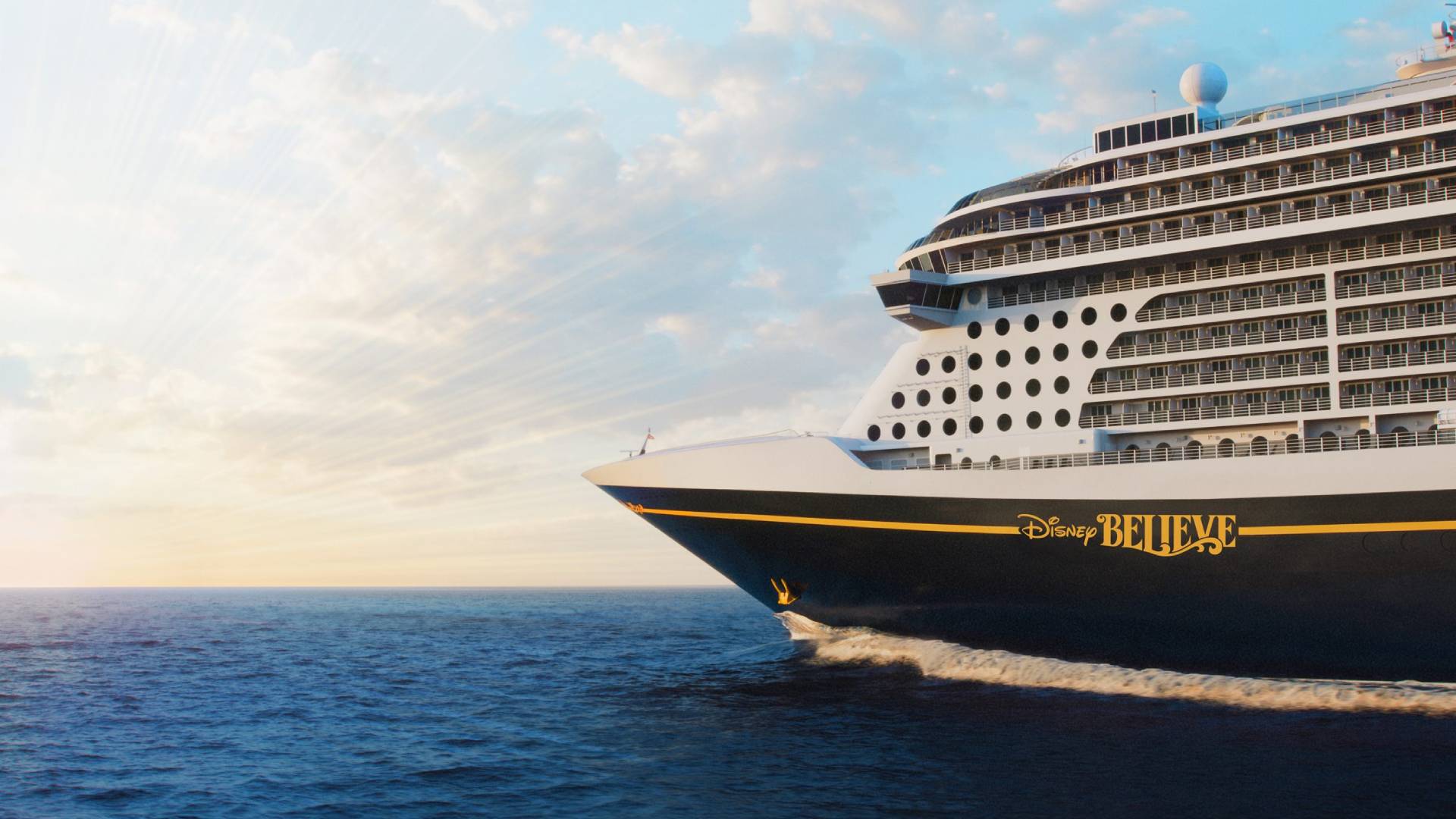 Disney Believe render at sea