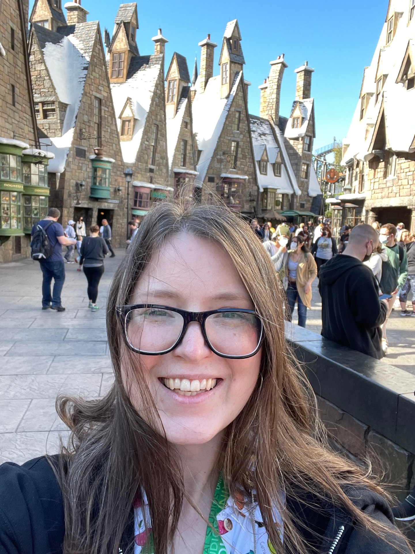 Kathryn in Hogsmeade at Universal Orlando