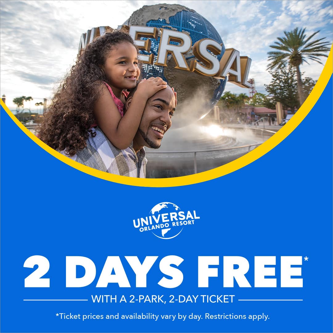 Universal Ticket Offer Get 2 days free